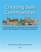 Creating Safe Communities: Local Governments Legal Duty to Accommodate People with Disabilities in Emergency Response