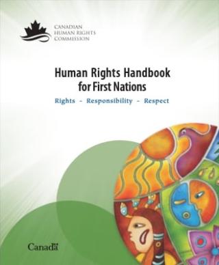 Thumbnail of the handbook cover with Indigenous designs and cultural symbols.