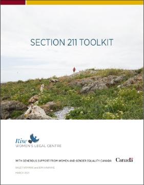 Thumbnail of the cover of the Section 211 Toolkit booklet, featuring a person standing on a rocky hill with grass and flowers.