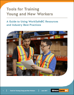 Thumbnail of the booklet cover, with a photo of two men in safety vests looking at a clipboard.