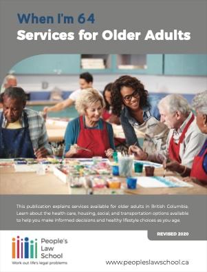 Thumbnail of the handbook cover with a photo of older adults participating in an arts and crafts activity, assisted by a younger woman.