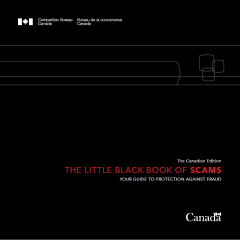 Thumbnail of the cover, with the title and Government of Canada logo. The cover is black, and title is red.