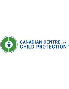 Logo features a green circle around an image of a blue child, with the organization name to the right.