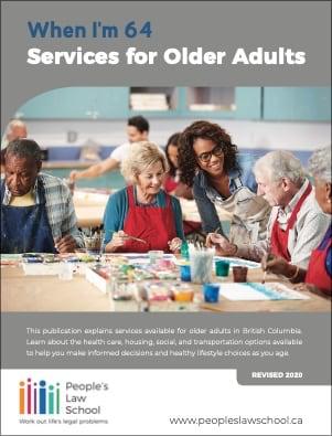 Thumbnail of the handbook cover with a photo of older adults participating in an arts and crafts activity, assisted by a younger woman.